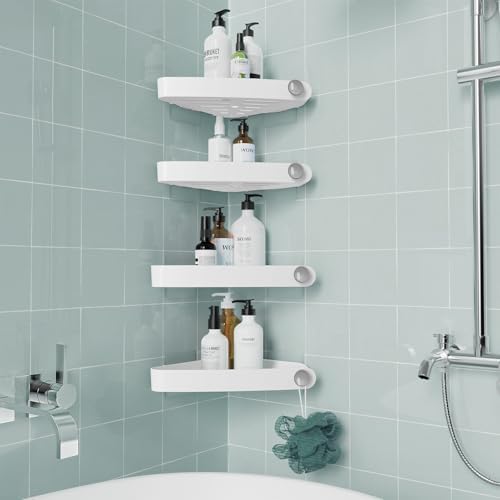 Sotfamily Shower Caddy Corner 4 Pack White