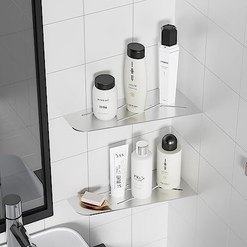 Shower Corner Shelf 12 Inch 2Pack No Drilling Stainless Steel