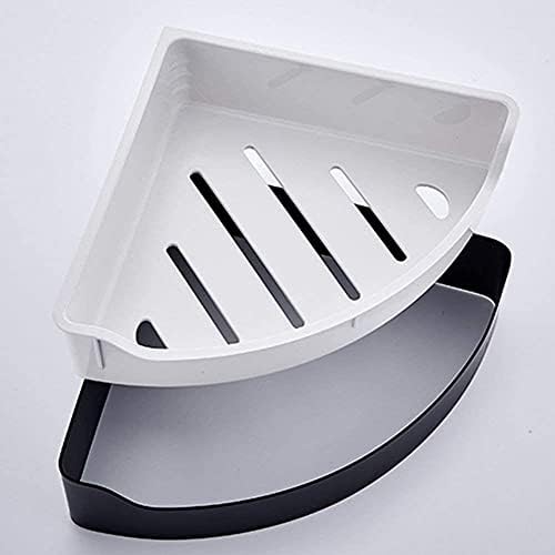 304 Stainless Steel Triangle Shower Basket Organizer Wall Mount for Bathroom