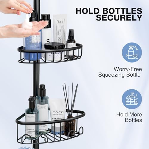 ESSEME Corner Shower Caddy Tension Pole