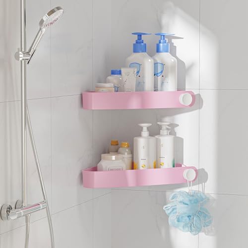 Sotfamily Shower Caddy Corner 2 Pack Pink