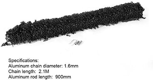 Aluminum Chain Curtain 90x214 for 5cm Divider