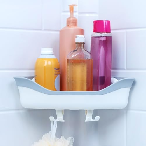 SlipX Solutions Corner Shower Basket Caddy Organizer