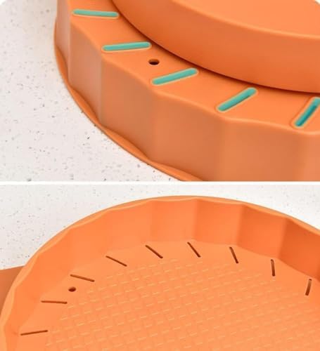 Shower Caddy with 2 Tier Plastic Hooks Corner Shelf Organizer Blue-Orange