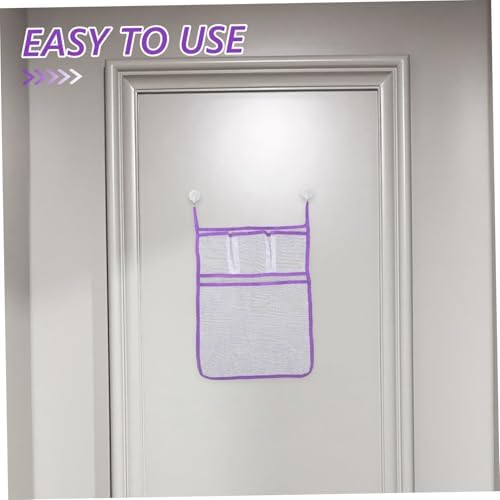 Stylish Hanging Mesh Organizer Bag for Bathroom Storage