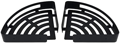 NearMoon Bathroom Shower Caddy 2 Pack Matte Black No Drill