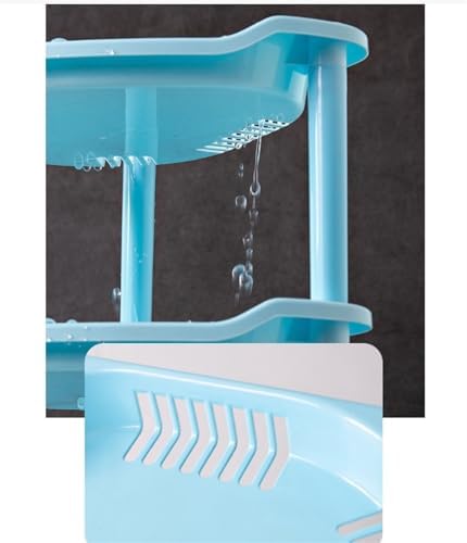 Corner Shelf Stand Shower Organizer 4 Tier Plastic