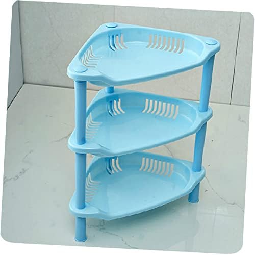 Garneck 3-Layer Triangle Storage Shelf for Kitchen and Bathroom