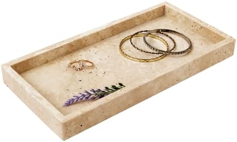 SOLID NATURAL MARBLE VANI TRAY