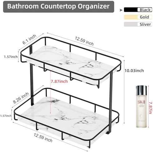 Dobbyby Multi-Purpose Vanity Shelf Organizer