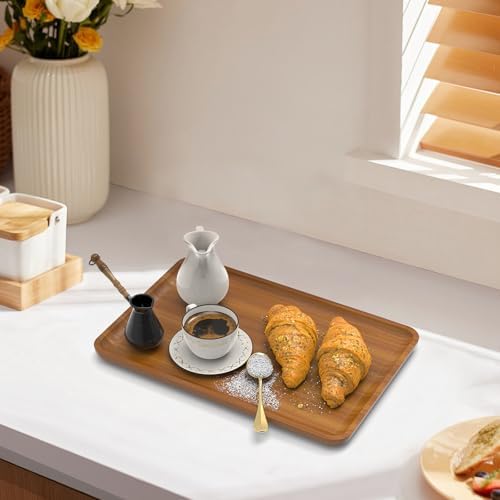 Bamboo Vanity Tray for Counter Coffee Table Kitchen Bedroom