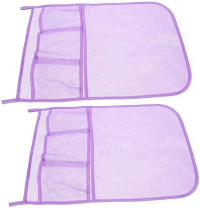 2pcs Bath Toy Mesh Organizer Breathable Hanging Storage for Tub