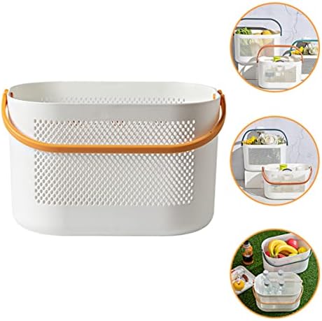 Kisangel Portable Bathroom Storage Basket Organizer for Boys and Girls Essentials