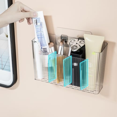 2 Pack Adhesive Mount Cabinet Door Organizer for Narrow Space and Bathroom Use