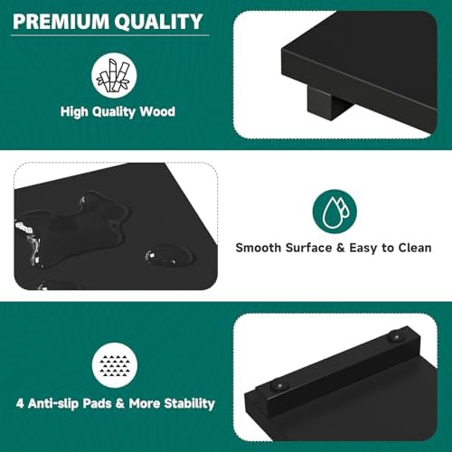 Greatseas Bamboo Soap Tray Stand for Kitchen and Bathroom Decor