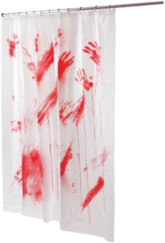 Bloody Shower Curtain 70x72 Fun World