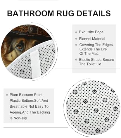 4PCS Halloween Witch German Shepherd Dog Bath Set