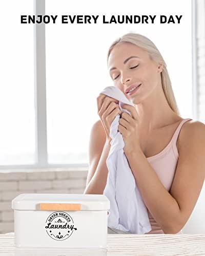 Sacreday Dryer Sheet Holder with Hinged Lid