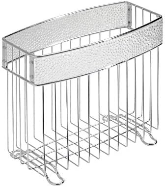 iDesign 33350 Rain Metal Free-Standing Magazine Holder