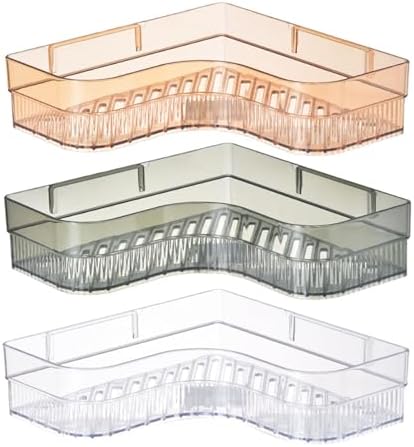 Corner Shower Caddy with Shelves Wall Mounted Plastic Bathroom Organizer