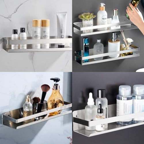 OwnMy Stainless Steel Shower Shelf 16 Inch Silver
