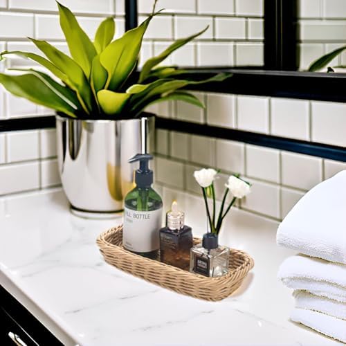 CESTATIVO Small Bathroom Tray for Organizing and Decor