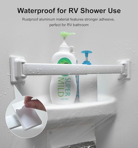 WanDwel Aluminum RV Shower Caddy 3 Pack
