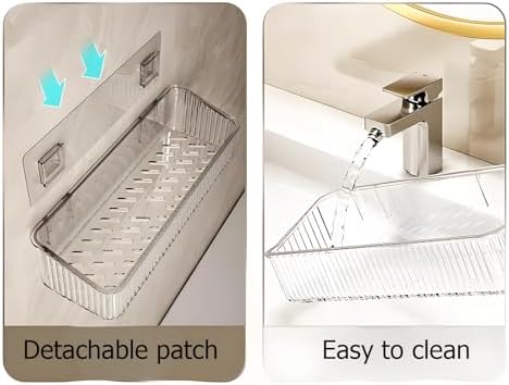 GDQ Crystal Clear Wall Mount Organizer