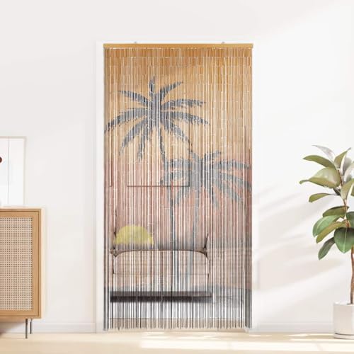 Stylish Door Curtain with Tree Print and 394 x 866 Inches