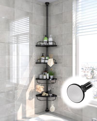 Corner Shower Caddy with 4-Tier Shelves