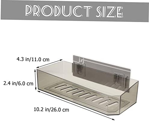 Brightfufu Door Organizer Wall Sticking Shelf Bathroom Shower Rack No Drill Decorative Storage Stands Easy Install