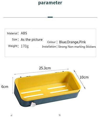 Orange Bathroom Shelf Shampoo Holder Storage Organizer