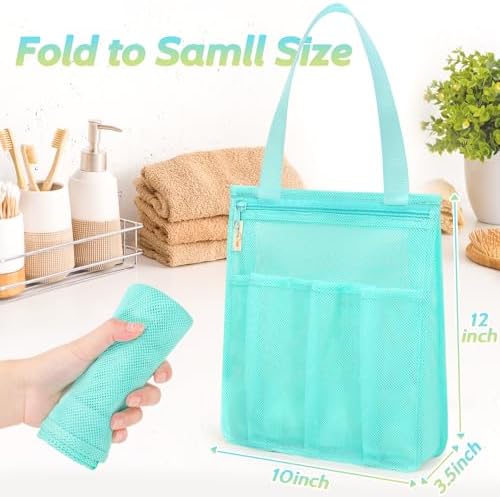 Mesh Shower Caddy Portable - Blue