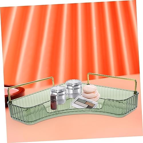 Happyyami Vanity Tray Perfume Makeup Organizer for Bathroom Counter Storage