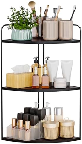 Modern Corner Counter Organizer with Waterproof Shelf