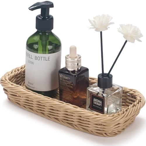 CESTATIVO Small Bathroom Tray for Organizing and Decor