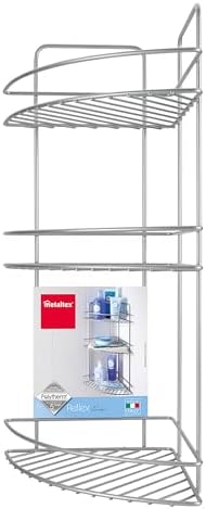 Metaltex Reflex 3-Tier Hanging Shower Caddy in Silver