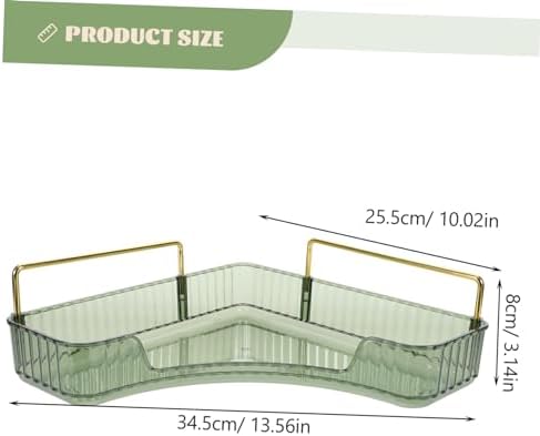 Ciieeo Makeup Storage Organizer Bathroom Vanity Corner Shelf