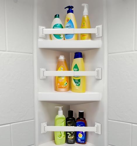 WanDwel Aluminum RV Shower Caddy 3 Pack
