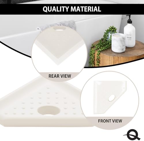 Questech 5 Inch Corner Shower Footrest