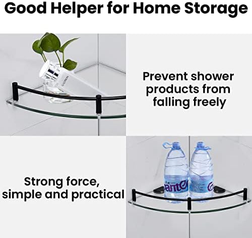 Glass Shower Corner Shelves 2 Pack