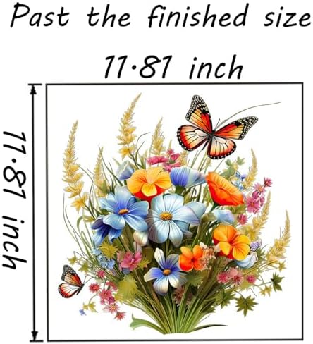 Toilet Stickers Bathroom Wall Decor Flowers Green Plant Butterflies Vinyl Decals