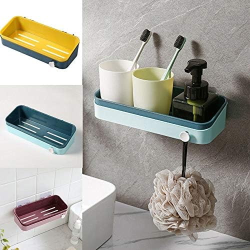 Orange Bathroom Shelf Shampoo Holder Storage Organizer