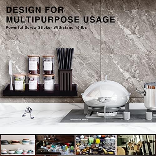 Bakzon Dark Brown Acrylic Wall Mount Organizer
