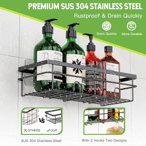 Uamector Shower Caddy Organizer Rustproof - Waterproof and Durable