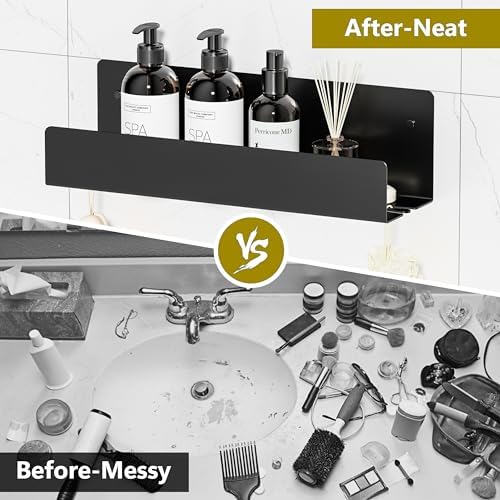 Neohomee 12 Inch Shower Caddy Organizer Black