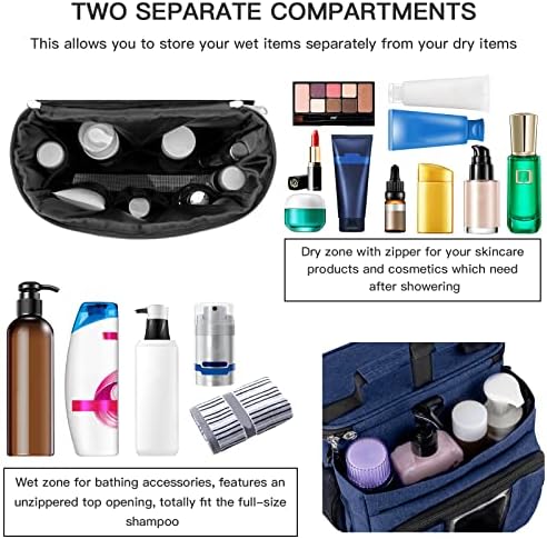 Bukere Portable Shower Caddy Tote Bag