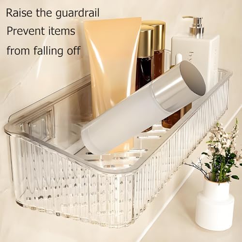 GDQ Crystal Clear Wall Mount Organizer