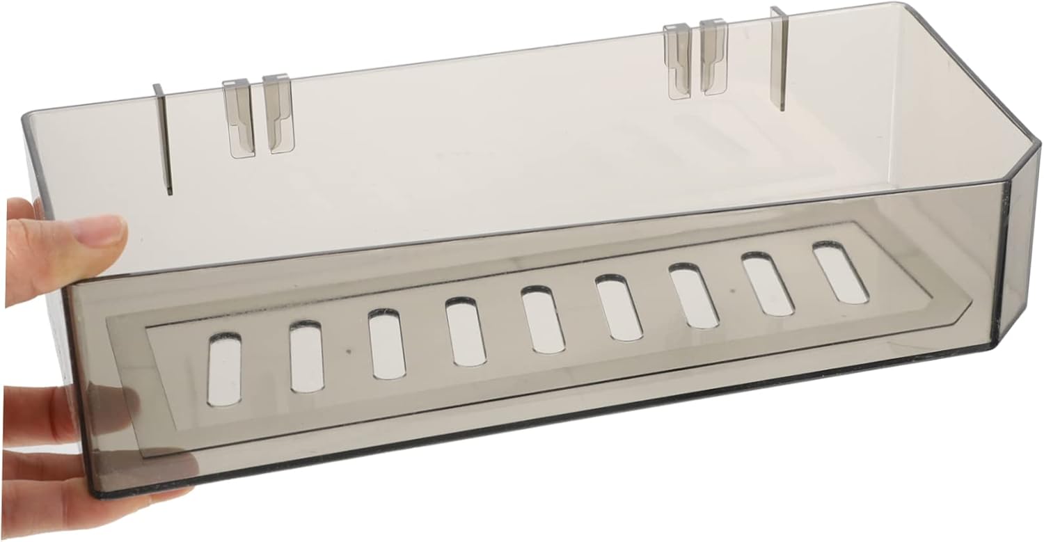 Brightfufu Door Organizer Wall Sticking Shelf Bathroom Shower Rack No Drill Decorative Storage Stands Easy Install