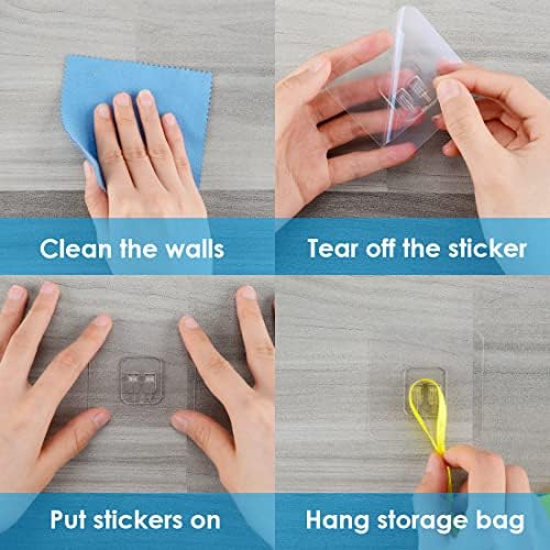 Linkidea Bath Toy Organizer with Adhesive Hooks 1